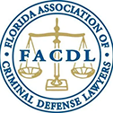 Florida Association of Criminal Defense Lawyers (FACDL) official circular logo.