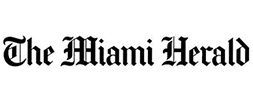 The Miami Herald newspaper masthead in traditional black gothic-style typography.